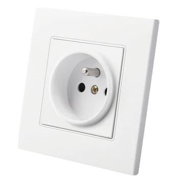 White 250V 16A 86 type Panel France EU Wire Cable 2USB Wall Outlet French Grounding Power Charger Concealed Socket A8
White 250V 16A 86 type Panel France EU Wire Cable 2USB Wall Outlet French Grounding Power Charger Concealed Socket A8