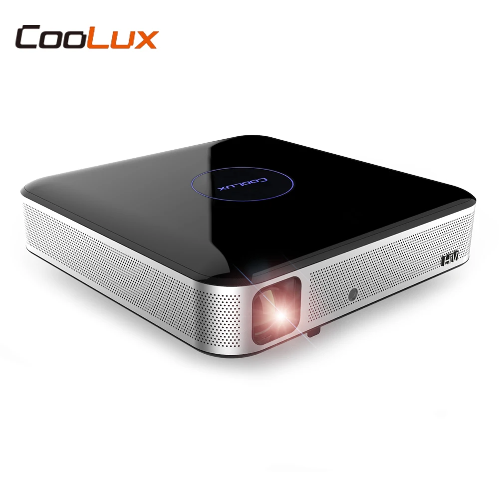 

COOLUX S3 Pro DLP Projector 1100 ANSI 1280 x 800P 4K 2.4 / 5GHz WiFi Bluetooth 4.0 Android 4.4 Home Theater Projector