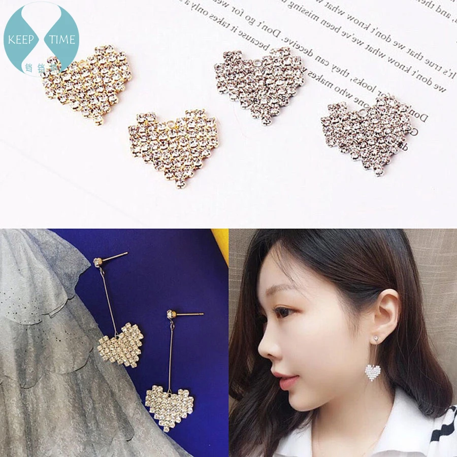 DIY handmade jewelry accessories copper simple temperament diamond flash diamond earrings earrings material pendant pendant
DIY handmade jewelry accessories copper simple temperament diamond flash diamond earrings earrings material pendant pendant