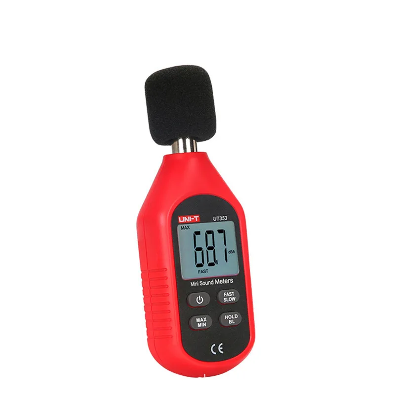 UNI-T UT353 Mini Digital Sound Level Meters 30-130dB Instrumentation Noise Decibel Monitoring Testers Metro Diagnostic-tools
UNI-T UT353 Mini Digital Sound Level Meters 30-130dB Instrumentation Noise Decibel Monitoring Testers Metro Diagnostic-tools