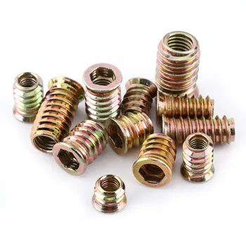 20pcs M6 M8 Zinc Plated Carbon Steel Thread For Wood Insert Nut Flanged Hex Drive Head Furniture Nuts 
20pcs M6 M8 Zinc Plated Carbon Steel Thread For Wood Insert Nut Flanged Hex Drive Head Furniture Nuts