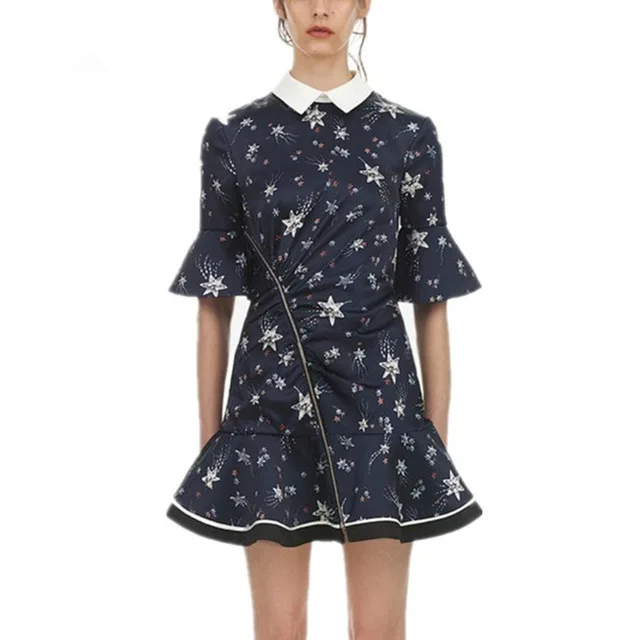 Self Portrait Dress Women 2019 Summer High-end Vintage Star Printed Beading Short Mermaid Dress christmas dress
Self Portrait Dress Women 2019 Summer High-end Vintage Star Printed Beading Short Mermaid Dress christmas dress