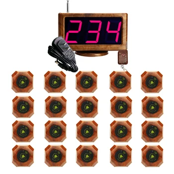JINGLE BELLS wireless calling system 20 calling buttons + 1 main host LED display receiver wireless pagers restaurant equipment
JINGLE BELLS wireless calling system 20 calling buttons + 1 main host LED display receiver wireless pagers restaurant equipment