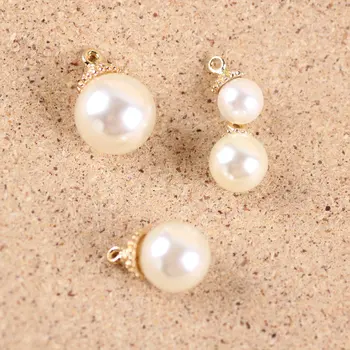 Newest 100PCS 8MM 10MM 12MM 14MM Gold Tone Round White Pearls Fashion Jewelry Floating Pendant Charms for Bracelet Necklace DIY
Newest 100PCS 8MM 10MM 12MM 14MM Gold Tone Round White Pearls Fashion Jewelry Floating Pendant Charms for Bracelet Necklace DIY