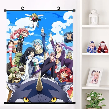 Anime Tensei shitara Slime Datta Ken Tempest Rimuru Cosplay Wall Scroll Mural Poster Wall Hanging Poster Home Art Decor Collect
Anime Tensei shitara Slime Datta Ken Tempest Rimuru Cosplay Wall Scroll Mural Poster Wall Hanging Poster Home Art Decor Collect