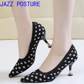 Dot printing women's cute high heels high heels office elegant ladies non-slip pointed shallow shoes girls shoes white blackz132
Dot printing women's cute high heels high heels office elegant ladies non-slip pointed shallow shoes girls shoes white blackz132