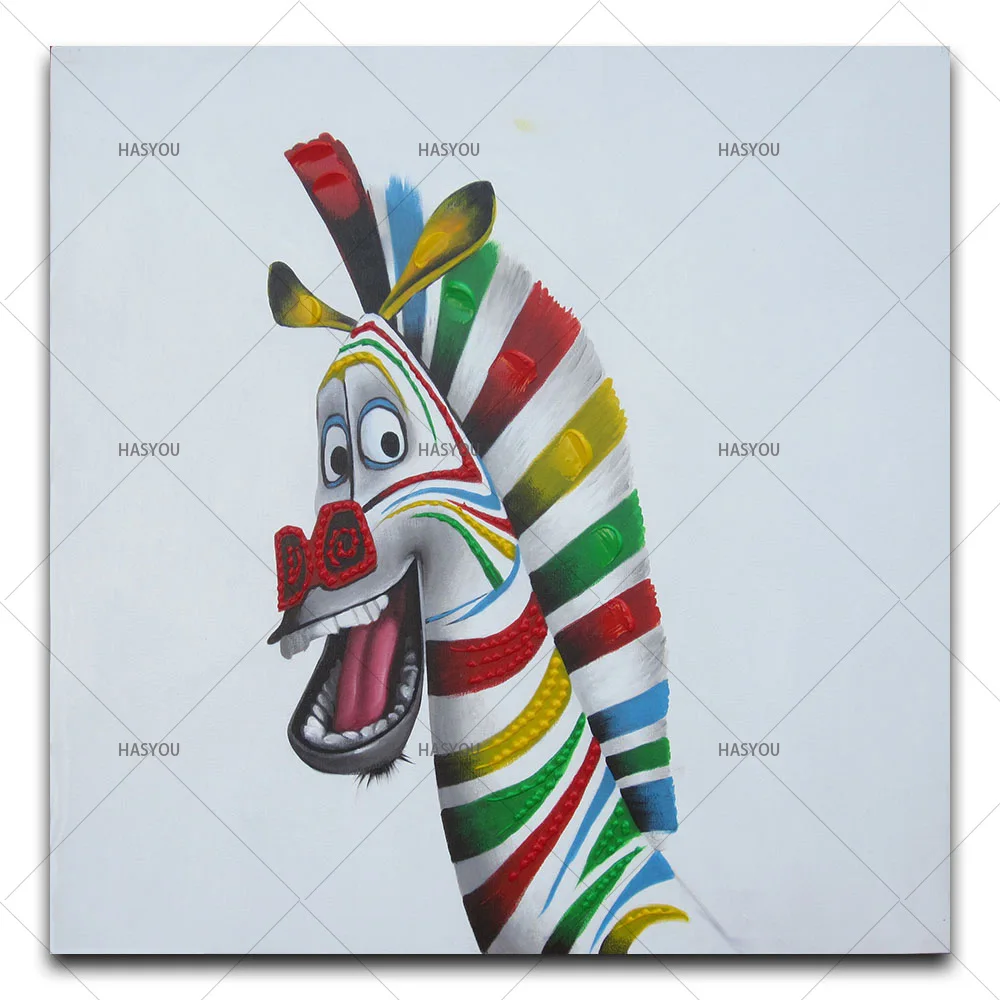 Hand Painted Zebra Oil Painting On Canvas Animal Art Canvas Painting Zebra Wall Pictures Living Room Children's Home Wall Decor
Hand Painted Zebra Oil Painting On Canvas Animal Art Canvas Painting Zebra Wall Pictures Living Room Children's Home Wall Decor