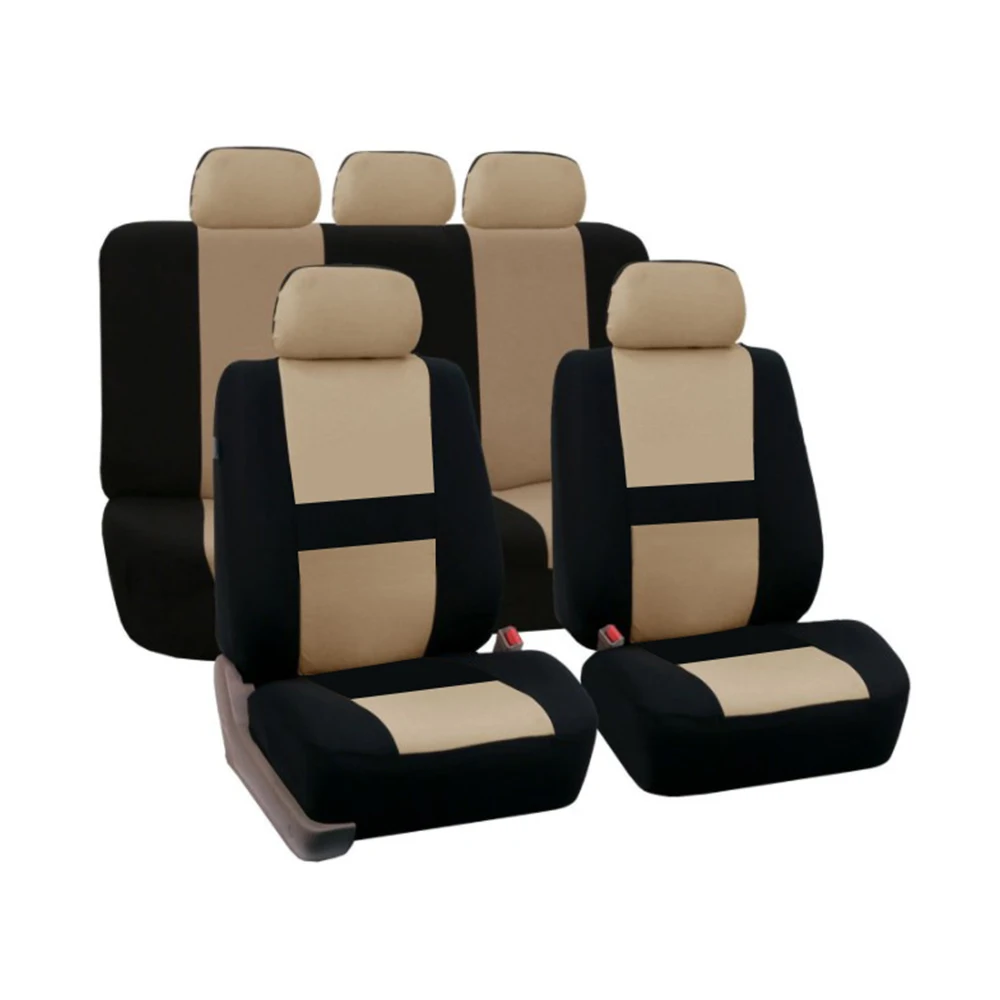 9pcs Universal Seat Cover Polyester Car Seat Covers Protector Beige Interior Accessories Dropshiping PO3
9pcs Universal Seat Cover Polyester Car Seat Covers Protector Beige Interior Accessories Dropshiping PO3