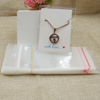 2design necklace pendant display card printed handmade with love size 5*7cm jewelry card 100pcs card+100pcs opp bag matching
2design necklace pendant display card printed handmade with love size 5*7cm jewelry card 100pcs card+100pcs opp bag matching