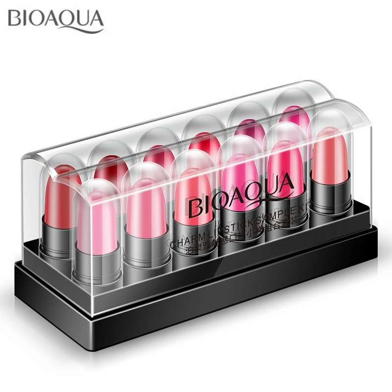 12Pcs/Set Mini Cute Velvet Matte Rouge Lipstick Makeup Long Lasting Kiss-proof Moisturizing Glossy Sexy Color Lips Cosmetic
12Pcs/Set Mini Cute Velvet Matte Rouge Lipstick Makeup Long Lasting Kiss-proof Moisturizing Glossy Sexy Color Lips Cosmetic