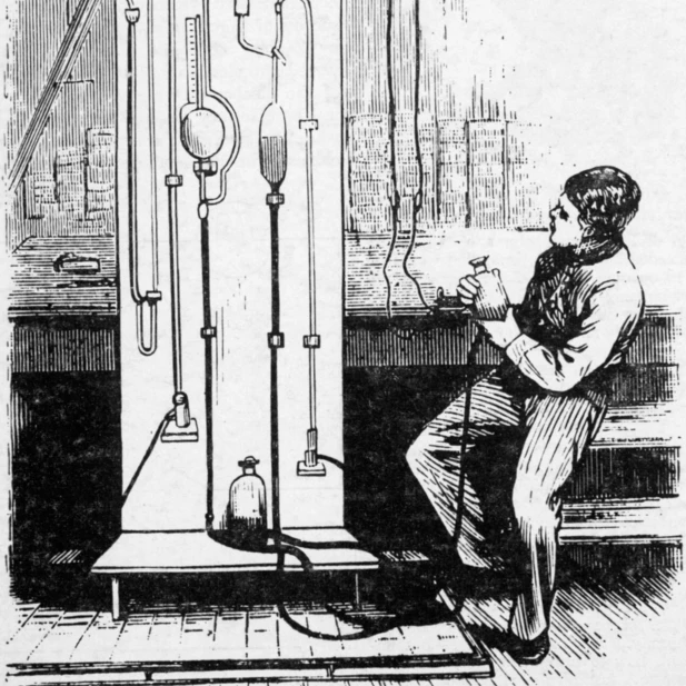 Edison Vacuum Pump Illustration Poster Print by Science Source (24 x 36)