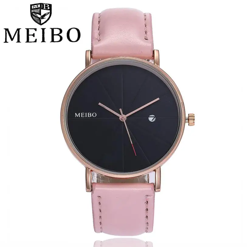 MEIBO Women's Simple Luxury Watches Casual Quartz Black Leather Band New Strap Watch Analog Wrist Watch relogio feminino 2019 A2
MEIBO Women's Simple Luxury Watches Casual Quartz Black Leather Band New Strap Watch Analog Wrist Watch relogio feminino 2019 A2