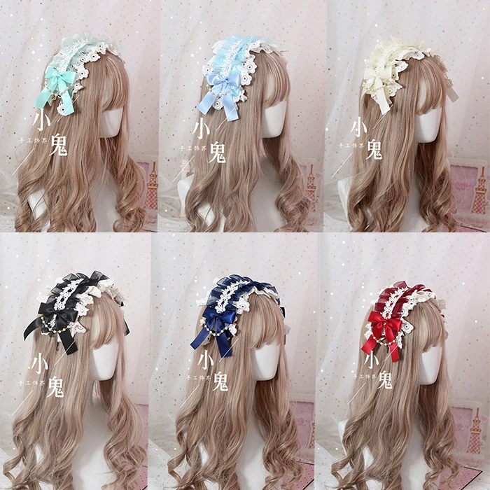 Japanese soft sister Lolita hair hoop lace bowknot hairpin sweet Lolita daily joker kc tire hair band
Japanese soft sister Lolita hair hoop lace bowknot hairpin sweet Lolita daily joker kc tire hair band