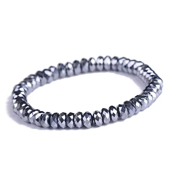 Wholesale Natural Terahertz Stone Bracelets Cut Face Beads Wrist Bracelet Energy Stone Japan and Korean Style Fashion Jewelry 
Wholesale Natural Terahertz Stone Bracelets Cut Face Beads Wrist Bracelet Energy Stone Japan and Korean Style Fashion Jewelry