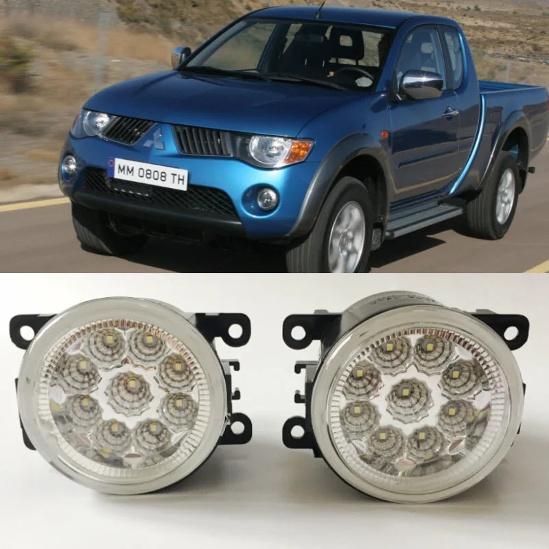 For Mitsubishi L200 Triton Strada Hunter 2006-2014 SMD 9-Pieces Leds Chips LED Fog Light Lamp H11 H8 12V 55W Halogen Fog Lights
For Mitsubishi L200 Triton Strada Hunter 2006-2014 SMD 9-Pieces Leds Chips LED Fog Light Lamp H11 H8 12V 55W Halogen Fog Lights