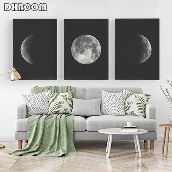 Black and White Moon Canvas Painting Nordic Wall Art Picture Moon Phases Canvas Prints and Posters Modern Art Wall Decor
Black and White Moon Canvas Painting Nordic Wall Art Picture Moon Phases Canvas Prints and Posters Modern Art Wall Decor