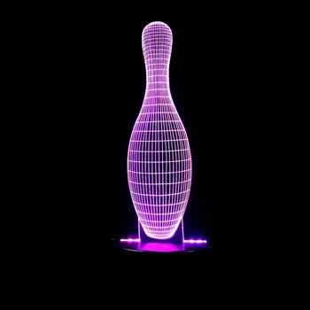 Colorful LED 3D Vision Night Light Bowling Image Touchment Control Color 3D Night Lamp Desk Light
Colorful LED 3D Vision Night Light Bowling Image Touchment Control Color 3D Night Lamp Desk Light