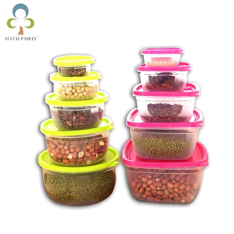 5Pcs/Set Multifunction Transparent Sealed Crisper Set Plastic Moistureproof Square Food Storage Box Kitchen Containers GYH
5Pcs/Set Multifunction Transparent Sealed Crisper Set Plastic Moistureproof Square Food Storage Box Kitchen Containers GYH