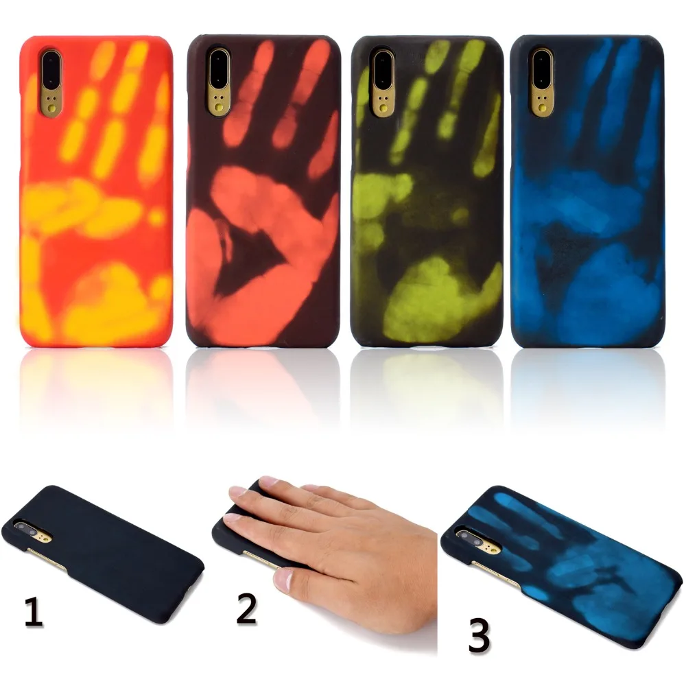 Hot Discoloration Temperature Sensing Change Color Phone Case For Huawei mate 20 lite Matte Thermal Sensor for huawei p20 pro
Hot Discoloration Temperature Sensing Change Color Phone Case For Huawei mate 20 lite Matte Thermal Sensor for huawei p20 pro