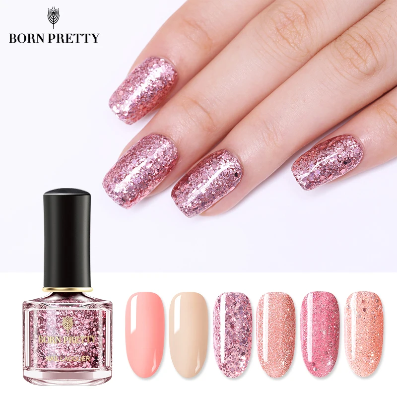 BORN PRETTY Rose Gold Series Nail Polish 6ml Pink Pure Nail Color Varnish Glitter Sequins Nail Art Lacquer
BORN PRETTY Rose Gold Series Nail Polish 6ml Pink Pure Nail Color Varnish Glitter Sequins Nail Art Lacquer