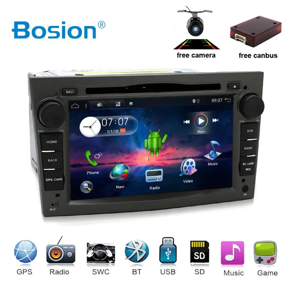 Автомобильная магнитола 2 din с четырехъядерным процессором Android 10 0 GPS DVD плеер для