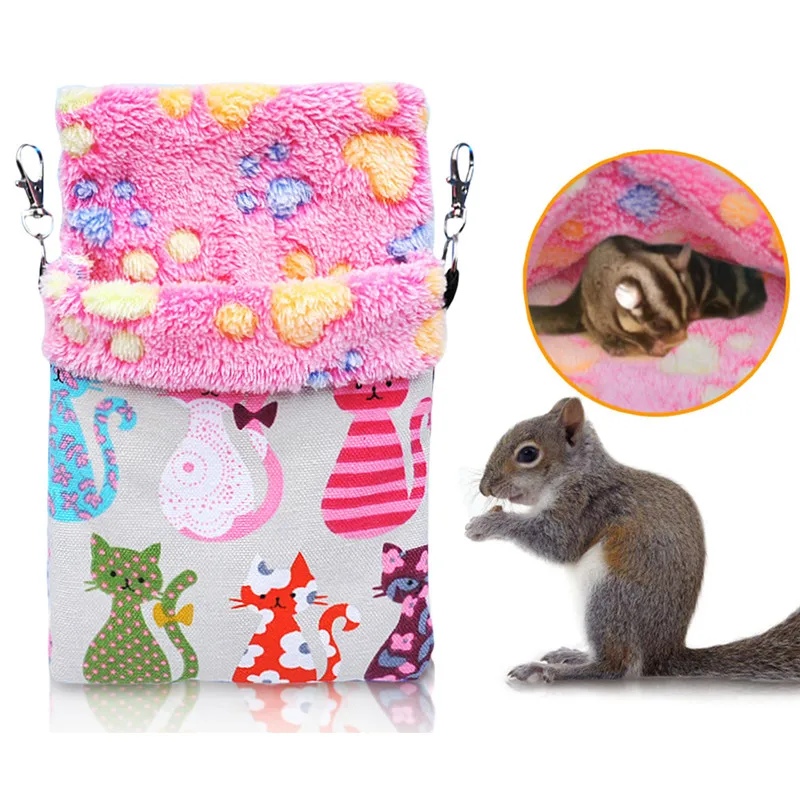 Two Layers Fleece Hanging Hamster Squirrel Bed Hammock for Cage Winter Small Animal Chinchilla Rabbit Guinea Pig Bed House Nest
Two Layers Fleece Hanging Hamster Squirrel Bed Hammock for Cage Winter Small Animal Chinchilla Rabbit Guinea Pig Bed House Nest
