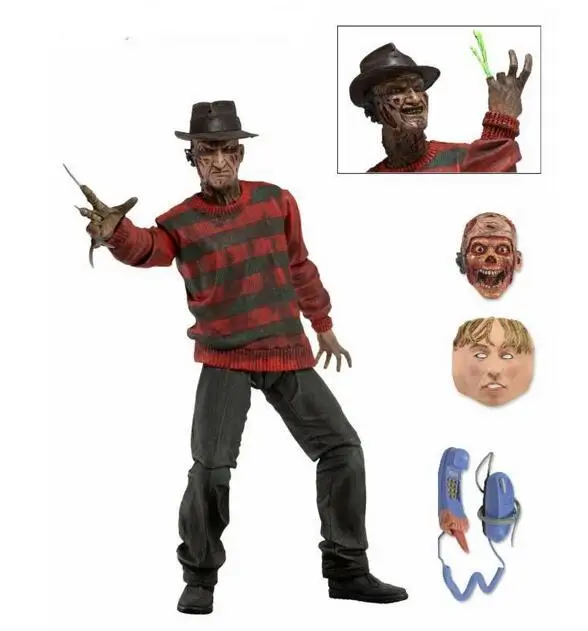 NECA A Nightmare on Elm Street Freddy Krueger 30th PVC Action Figure Collectible Toy 7" 18CM
NECA A Nightmare on Elm Street Freddy Krueger 30th PVC Action Figure Collectible Toy 7" 18CM