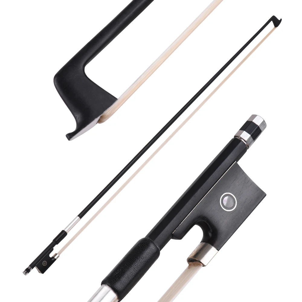 Full Size 4/4 Violin Bow Well Balanced Carbon Fiber 4/4 Violin Fiddle Bow Round Stick Exquisite Horsehair Ebony Frog
Full Size 4/4 Violin Bow Well Balanced Carbon Fiber 4/4 Violin Fiddle Bow Round Stick Exquisite Horsehair Ebony Frog