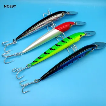 NOEBY 4PCS/LOT Big Minnow Fishing Lure 60G/18.5CM 4COLORS Metal Tongue Artificial Bait Sinking Depth 5-6m Strong Fishhook
NOEBY 4PCS/LOT Big Minnow Fishing Lure 60G/18.5CM 4COLORS Metal Tongue Artificial Bait Sinking Depth 5-6m Strong Fishhook