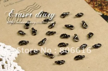 10MM 200Pcs Gunmetal/Antique Black Zinc Alloy Jewelry Findings Lobster Clasps Hooks
10MM 200Pcs Gunmetal/Antique Black Zinc Alloy Jewelry Findings Lobster Clasps Hooks