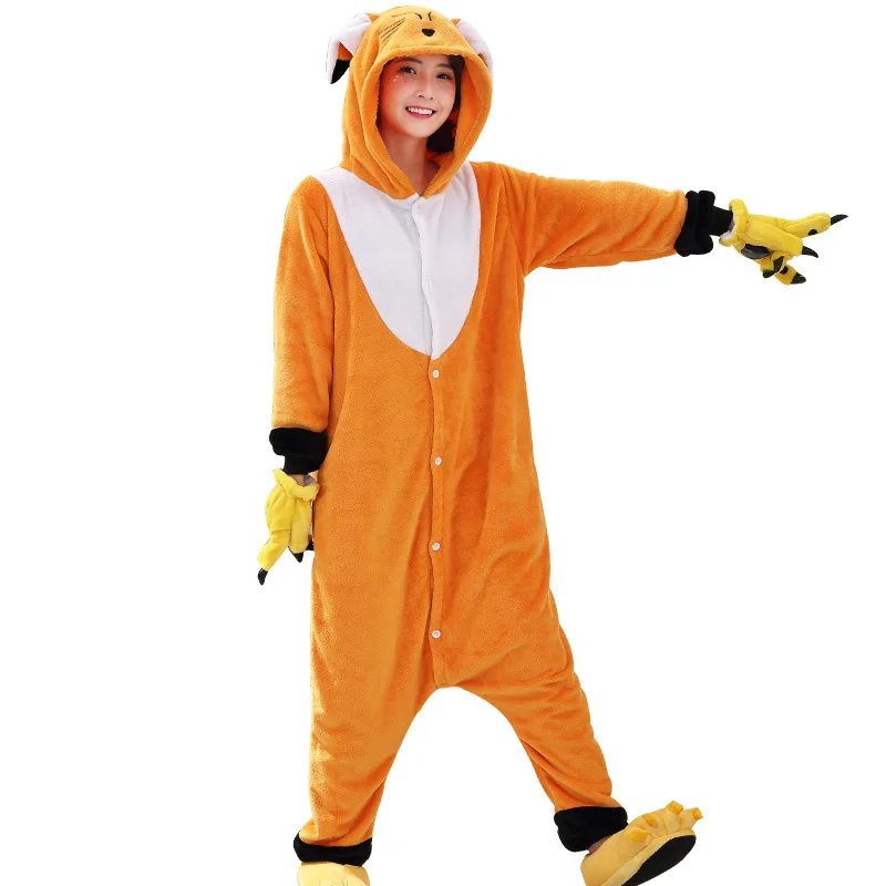 Kawaii Fox Onesie Animal Adult Men Women Orange Cute Kigurumi Pajama Overall Halloween Party Jumpsuit Soft Flannel Sleep Costume
Kawaii Fox Onesie Animal Adult Men Women Orange Cute Kigurumi Pajama Overall Halloween Party Jumpsuit Soft Flannel Sleep Costume
