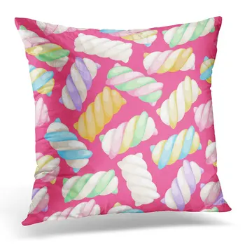 Colorful Candy Marshmallow Twists Pastel Colored Sweet Chewy Candies Green Food Pillow Case Square 18" x 18" Pillowcase
Colorful Candy Marshmallow Twists Pastel Colored Sweet Chewy Candies Green Food Pillow Case Square 18" x 18" Pillowcase
