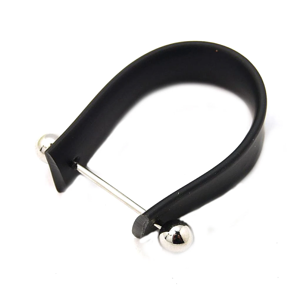 Pandahall 50pcs Black Rubber Cord Ring Components with Brass Findings, 10x19~28mm
Pandahall 50pcs Black Rubber Cord Ring Components with Brass Findings, 10x19~28mm
