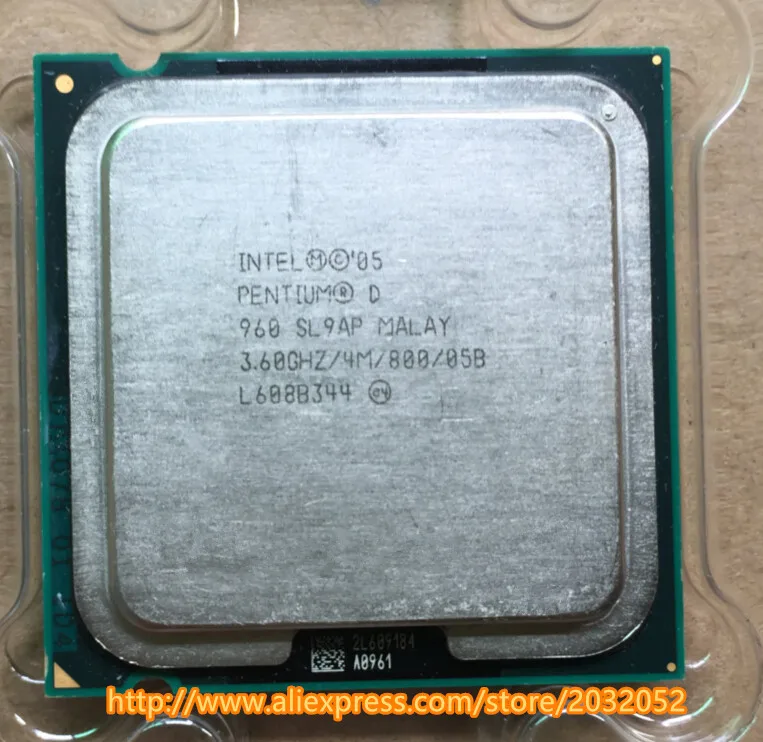 Original lntel PD 960 Desktop cpu for Pentium D 960 4M Cache 3.60 GHz 800 MHz LGA 775 (working 100% Free Shipping)
Original lntel PD 960 Desktop cpu for Pentium D 960 4M Cache 3.60 GHz 800 MHz LGA 775 (working 100% Free Shipping)