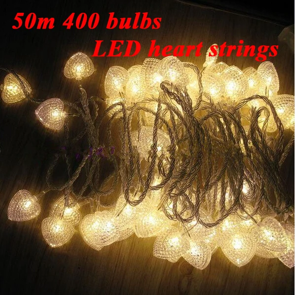50m 400 Love Heart Garland LED Bulbs Fairy LED string lights EU Plug 220V luces de navidad Christmas Outdoor Wedding Decoration
50m 400 Love Heart Garland LED Bulbs Fairy LED string lights EU Plug 220V luces de navidad Christmas Outdoor Wedding Decoration