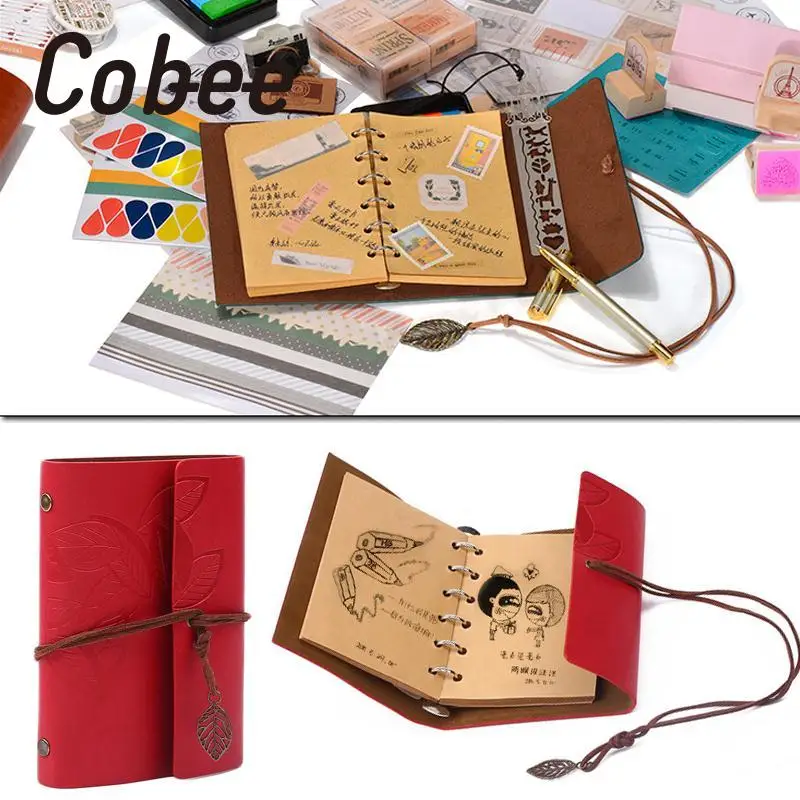 Cobee Portable Creative Vintage Leather Retro Leaf Notebook Notepad Journal Diary
Cobee Portable Creative Vintage Leather Retro Leaf Notebook Notepad Journal Diary