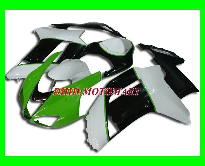Motorcycle Fairing kit for KAWASAKI Ninja ZX6R 07 08 ZX6R 636 2007 2008 TOP white green black ABS Fairings set +7 gifts SC25
Motorcycle Fairing kit for KAWASAKI Ninja ZX6R 07 08 ZX6R 636 2007 2008 TOP white green black ABS Fairings set +7 gifts SC25