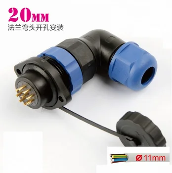 Elbow 250v Waterproof & Dustproof Electrical Cable Wire Aviation Connector Male Plug+female Panel Rear Mount Socket Adapter
Elbow 250v Waterproof & Dustproof Electrical Cable Wire Aviation Connector Male Plug+female Panel Rear Mount Socket Adapter