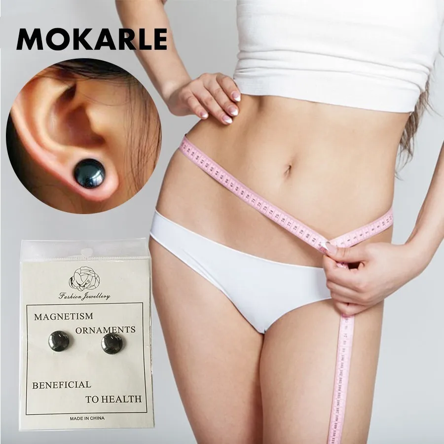 1 Pair Black Bio-Magnetic Earrings Slimming Auricular Therapy Weight Loss Fat Burning Products Health Jewelry Magnets Slim Patch
1 Pair Black Bio-Magnetic Earrings Slimming Auricular Therapy Weight Loss Fat Burning Products Health Jewelry Magnets Slim Patch