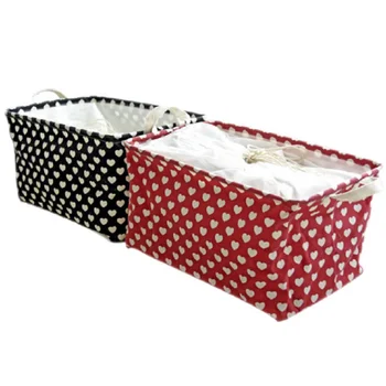 Home Cotton and Linen Love Pull Rope Basket Waterproof Dirty Clothes Bucket Laundry Basket.
Home Cotton and Linen Love Pull Rope Basket Waterproof Dirty Clothes Bucket Laundry Basket.