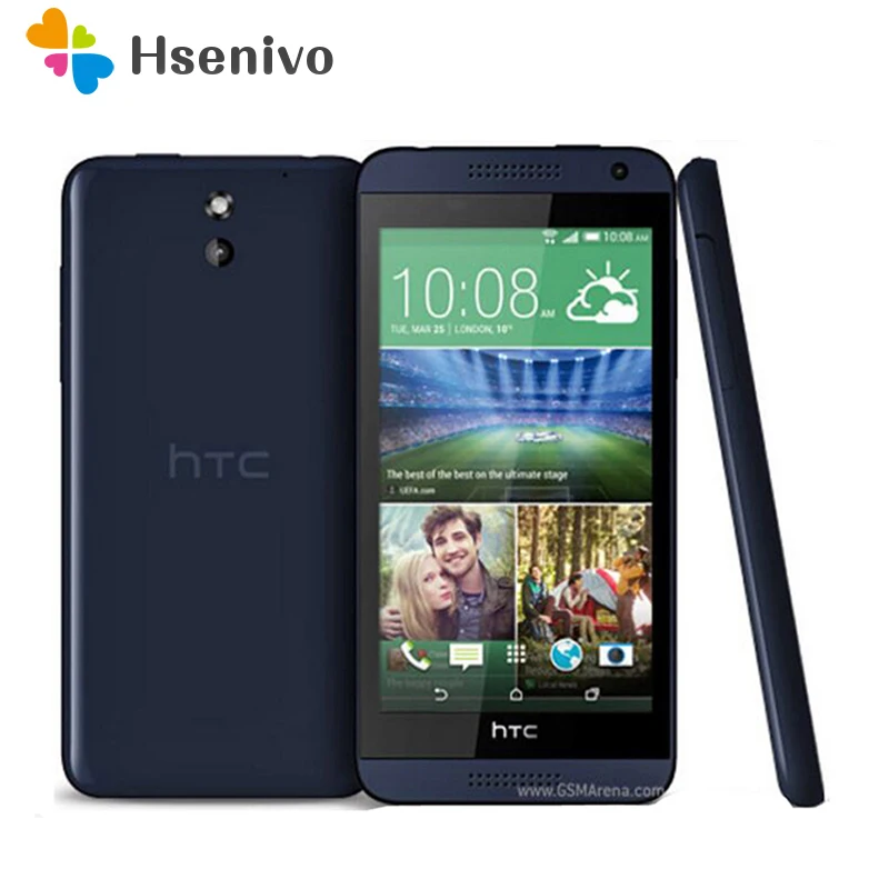 

Original HTC Desire 610 Qual Core phone 4.7'TouchScreen 1GB RAM 8GB ROM GPS Wifi Unlocked 3G &4G Android Cellphone Refurbished