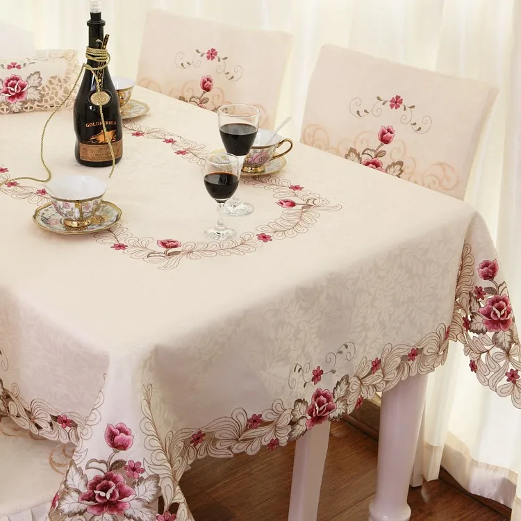 Elegant Embroidery Table Cloth,Modern European Rustic Table Cover,Luxury Brand Embroidered Tablecloth,Round/Square/Rectangle
Elegant Embroidery Table Cloth,Modern European Rustic Table Cover,Luxury Brand Embroidered Tablecloth,Round/Square/Rectangle