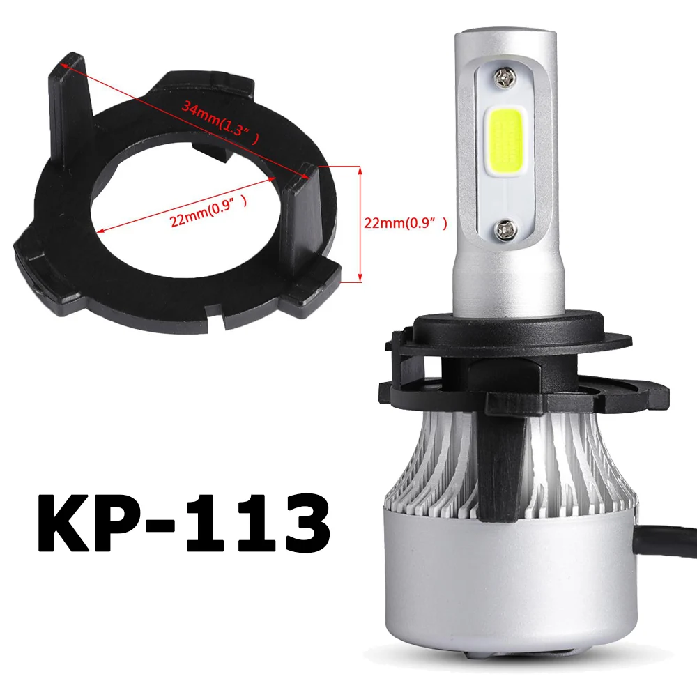Generic H7H1 LED Headlight Bulbs Adapter Base Best Price Online