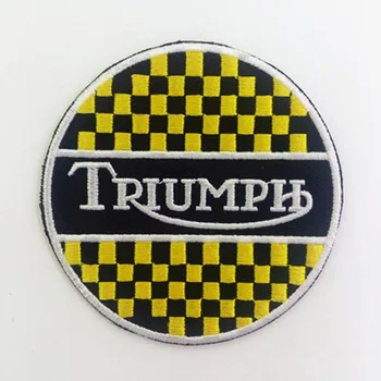 Triumph custom logo patch iron on cloth hat or bag free shipping can be custom embroidery factory in china F114
Triumph custom logo patch iron on cloth hat or bag free shipping can be custom embroidery factory in china F114