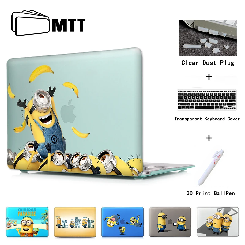 Print Laptop Shell Cover For Macbook Air 11 12 13 Minions Grab Bananas Crystal Case For Apple Mac Book Pro 13.3 15.4 Touch bar
Print Laptop Shell Cover For Macbook Air 11 12 13 Minions Grab Bananas Crystal Case For Apple Mac Book Pro 13.3 15.4 Touch bar