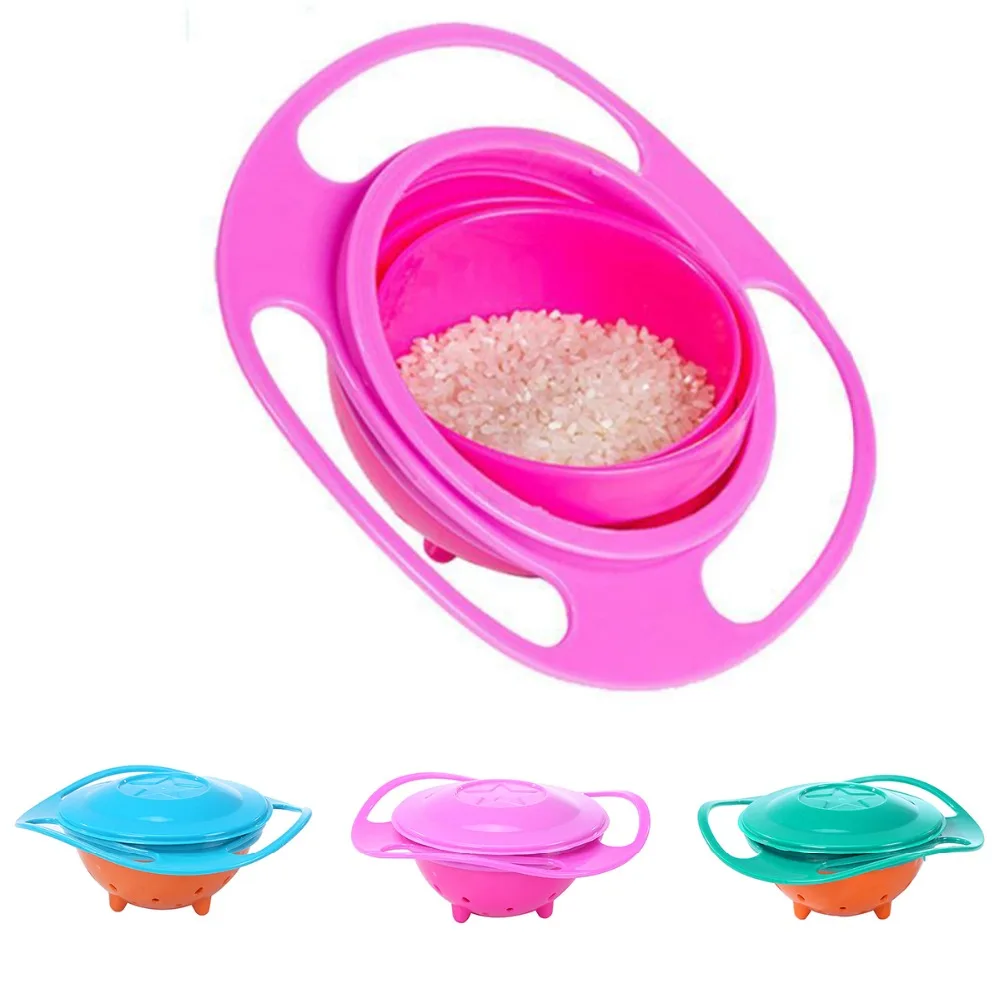 Full Rotating Gyro Bowl Baby Children's Kid No Spill Balance Feeding Training Educational Bowl Leakproof Tableware Plate Toy
Full Rotating Gyro Bowl Baby Children's Kid No Spill Balance Feeding Training Educational Bowl Leakproof Tableware Plate Toy