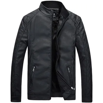 Brand Leather Jacket Men Classic Business Autumn Winter PU Leather Coats Male Casual Slim Fit Windbreaker Bomber Leather Jacket
Brand Leather Jacket Men Classic Business Autumn Winter PU Leather Coats Male Casual Slim Fit Windbreaker Bomber Leather Jacket