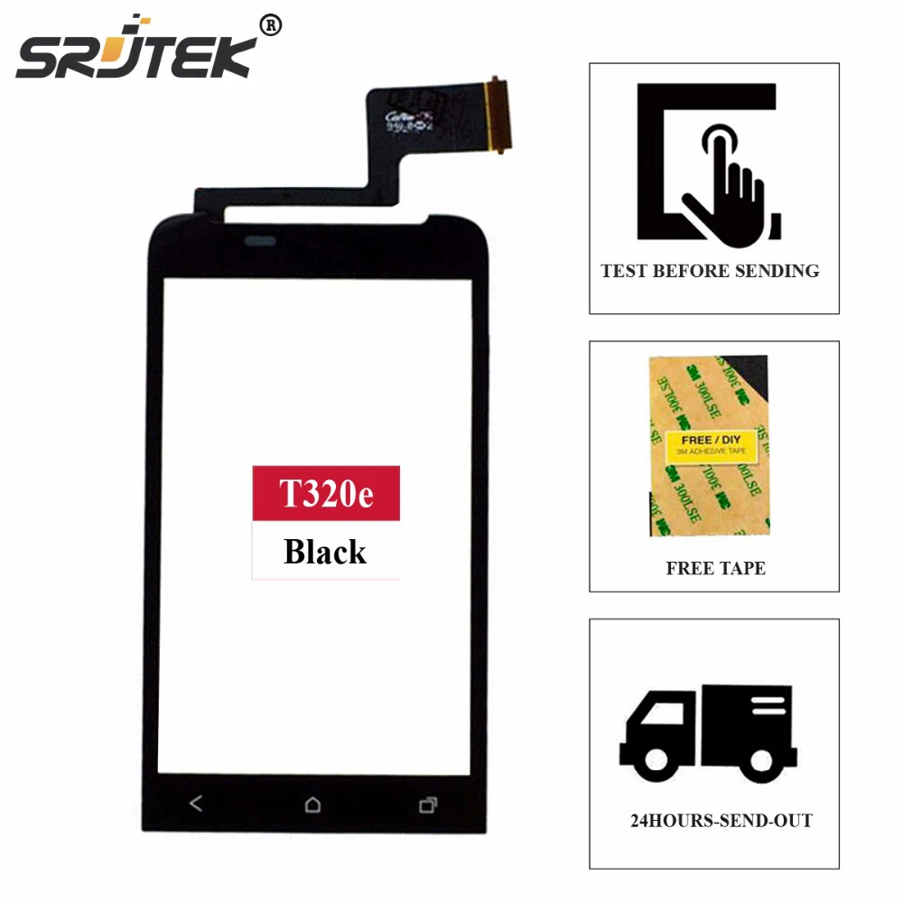 Srjtek 3.7inch For HTC One V T320e G24 Touch Screen Digitizer Sensor Outer Glass Front Lens Replacement Parts Black
Srjtek 3.7inch For HTC One V T320e G24 Touch Screen Digitizer Sensor Outer Glass Front Lens Replacement Parts Black