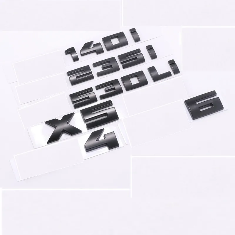 3D ABS глянцевый черный для BMW M M1 M2 M3 M4 M5 M6 X2M X3M X4M X5M X6M M240i Эмблема багажника