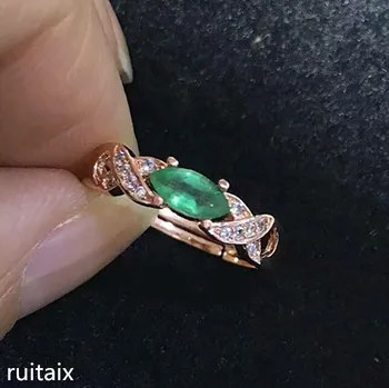 KJJEAXCMY fine jewelry 925 Pure silver inlay natural emerald-green female ring gemstone simple inlay diamond rose gold
KJJEAXCMY fine jewelry 925 Pure silver inlay natural emerald-green female ring gemstone simple inlay diamond rose gold